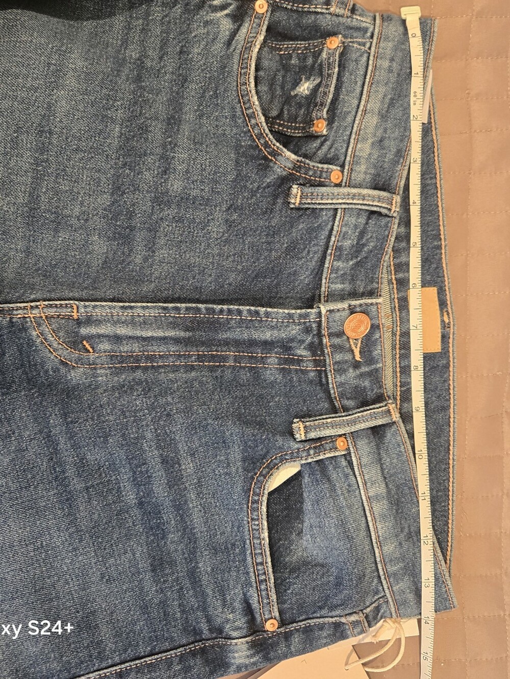 MOTHERMID RISE RIDER ANKLE FRAY - Picture 10 of 10